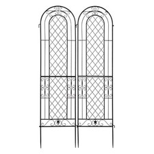 New 2 Pack 61" x 16" Garden Trellis for Climbing Plants, Outdoor Metal US