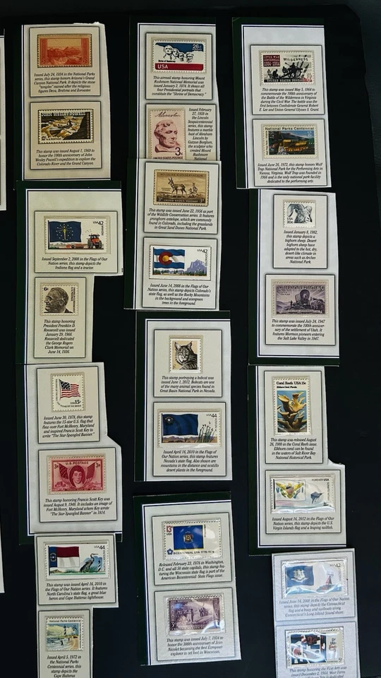 Estampillas de Estados Unidos - Colección de 50 estados y territorios Foto 4 de 4