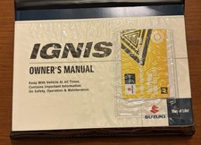 Suzuki Ignis Owners Manual Handbook & Wallet 2018 - 2020