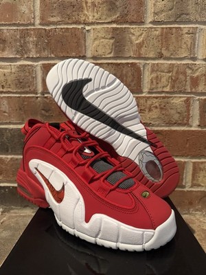 New 10 Nike Air Max Penny 1 Rival Pack University Red White 685153-600 Men