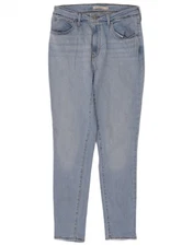 LEVI'S Womens 721 High Rise Skinny Jeans W30 L30 Blue Cotton AV19