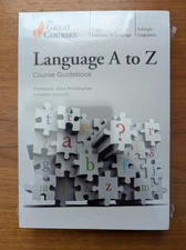 Great Courses-Language A to Z by John McWhorter 2020, 2 DVDs & GBook BRAND NEW