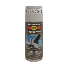 RUST-OLEUM 247597 Aerosol 2K Epoxy Primer,Gray,13.2 Oz 3ZHX9
