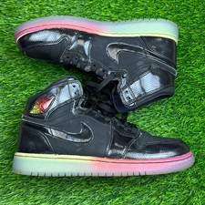 Nike Air Jordan 1 Retro Hi Premium GS Size 6.5 Youth Fuchsia Sneakers 705296-025