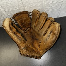 Vintage Regent Baseball Mitt Glove Pro Model BG 37 RHT Full Grain Cowhide
