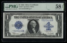 SC 1923 $2 Fr.237 “Horseblanket” Silver Certificate PMG 58 EPQ (198B)