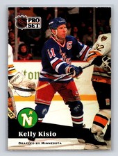1991-92 Pro Set - Kelly Kisio #168 New York Rangers Hockey Card