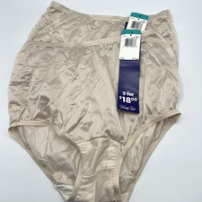 Vanity Fair Nylon Briefs Fawn Size 5 Womens Briefs Underwear NWT
