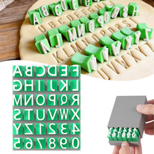 Alphabet Stamps Set for Clay Pottery - Polymer Clay Tools, Uppercase and Lowerca