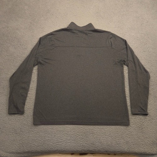 Under Armour ¼ Zip Pullover Mens XL Gray HeatGear Long Sleeve Athletic Shirt - Picture 7 of 8