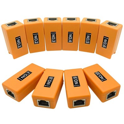 Network Cable Tester,Remote Kits NO.1 to NO.10 for RJ45,Cat5,Cat6, 5E,6E, Wor...