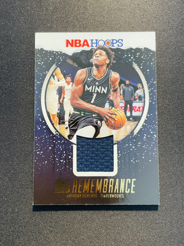 2023-24 Panini Hoops Rookie Remembrance Patch Anthony Edwards #RR-ANT NQ16