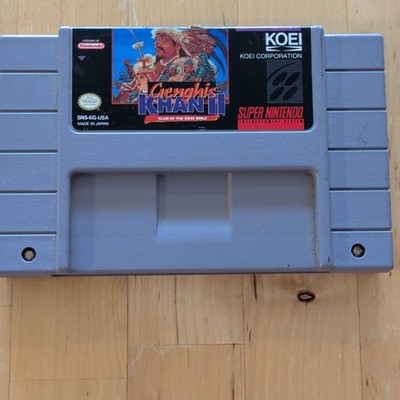 Genghis Khan II: Clan of the Gray Wolf (SNES; CART ONLY)