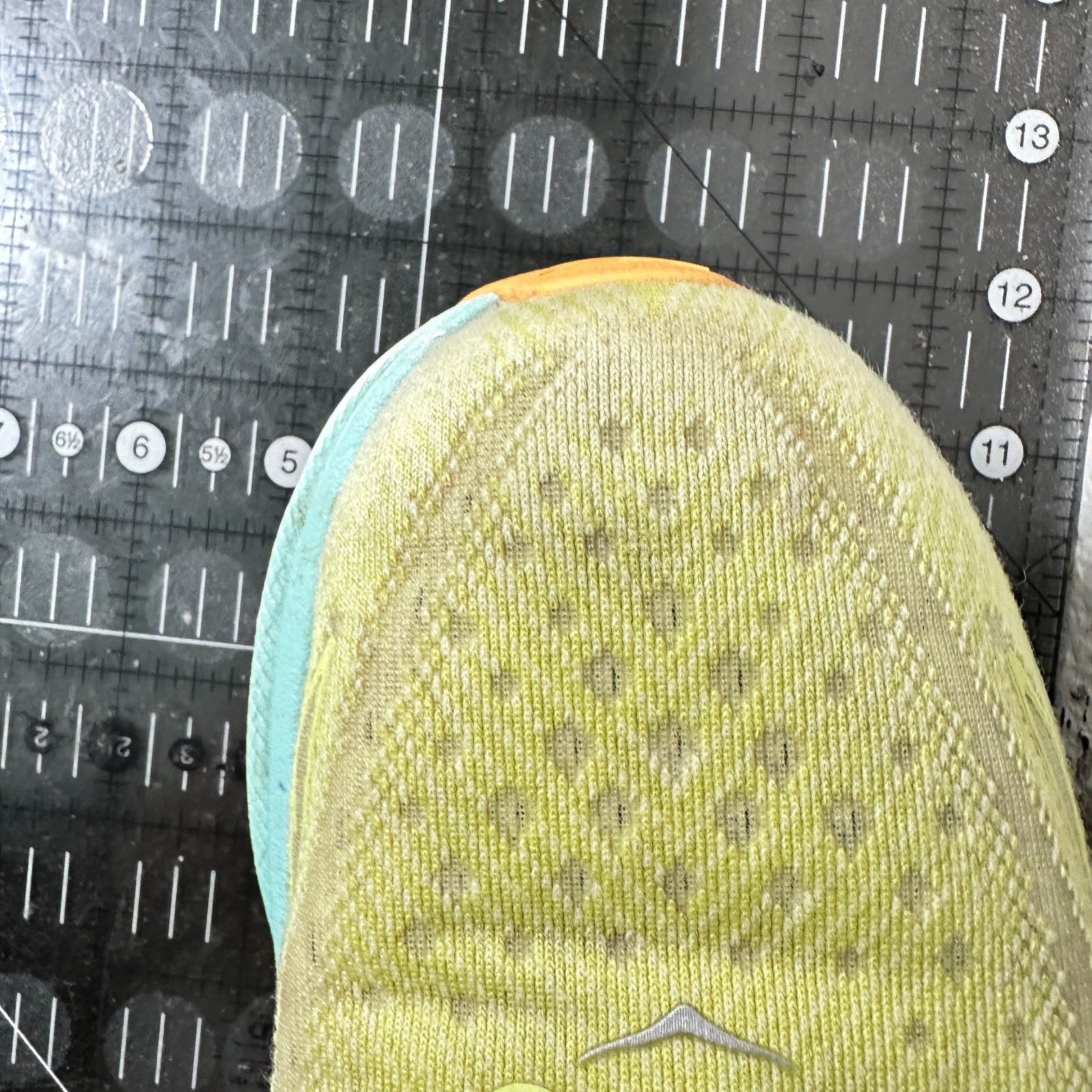 Hoka One One Clifton 9 Women Size 9D 1127896 CGSO Citrus Glow Sunlit Ocean Shoes thumbnail 11