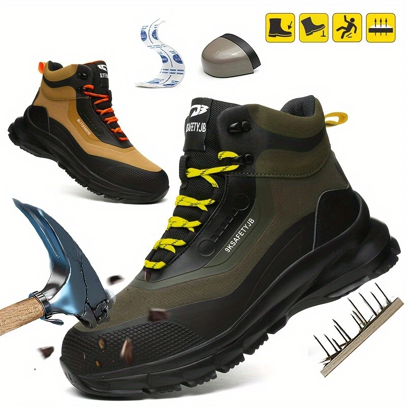 Mens Industrial Construction Boots Work Safety Steel Toe Work Shoes Hiking Boots
Opens in a new wind
