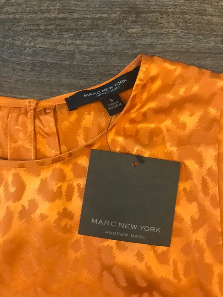 Marc New York estampado guepardo, top color cooper, talla S Foto 4 de 4