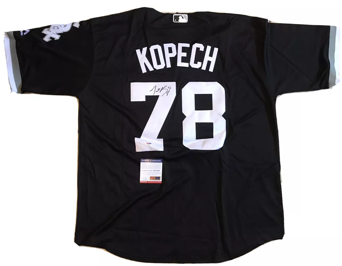 Michael Kopech SIGNED #78 Chicago White Sox sz XL jersey w/ PSA COA- RARE!