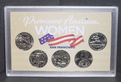  American Women Quarters 2023 S    5 Coins Set, New and Nice Holder.