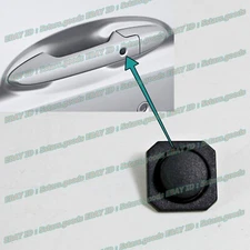 Door Handle Black Rubber Smart Key Lock Press Button For 16-22 Honda HR-V SUV