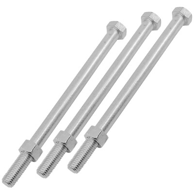 3er Set Rasenmäher Spindelschraube & Mutter 5/8-11x9-1/2 – Kompatibel Mit Vielen Husqvarna & Anderen Modellen