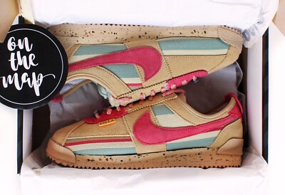 Nike Cortez SP x Union LA Sesame Grain Beige Pink Red UK 5