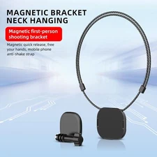 Magnetic Phone Holder Chest Mount with Neck Strap Quick Release for Gopro Camera