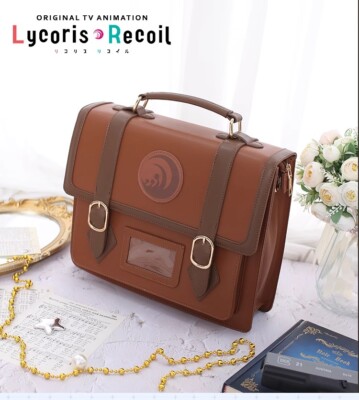 Anime Lycoris Recoil Nishikigi Chisato Cosplay Bag Backpack Campus