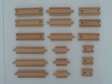 Holzeisenbahn Spielzeugeisenbahn Schienen Set 18 Teile - point-kids