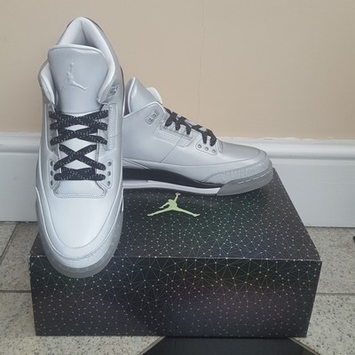 jordan retro 3 silver