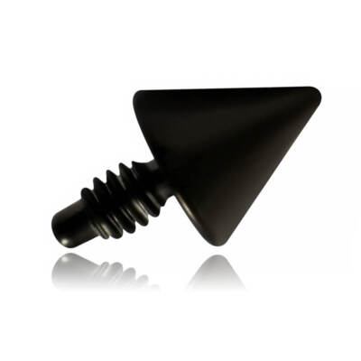 Schwarze Stahlspitze für Schaft 1,2 mm Innenschraube oder Microdermal