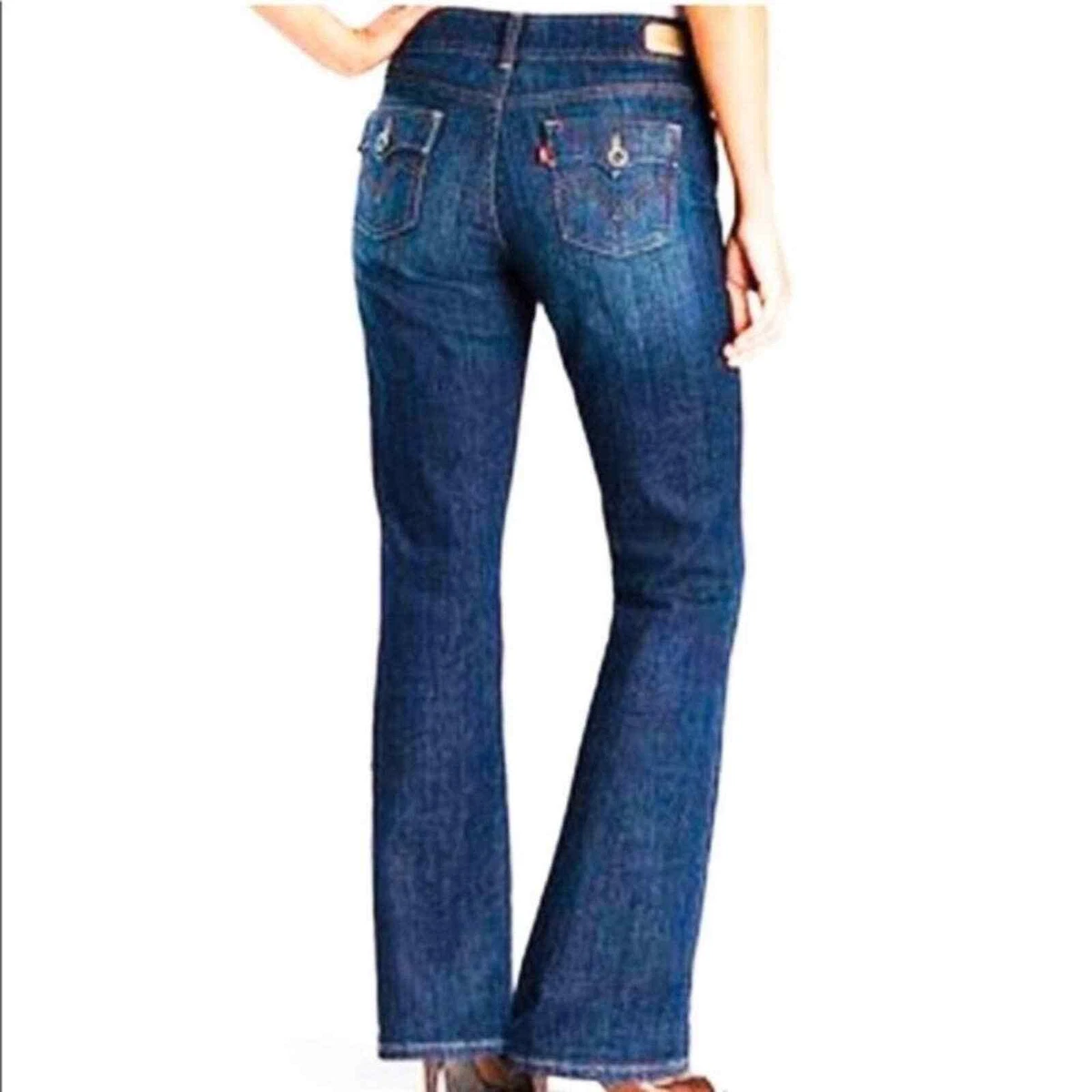 Levi s 526 Slender Boot High Rise Jeans Size 10 eBay