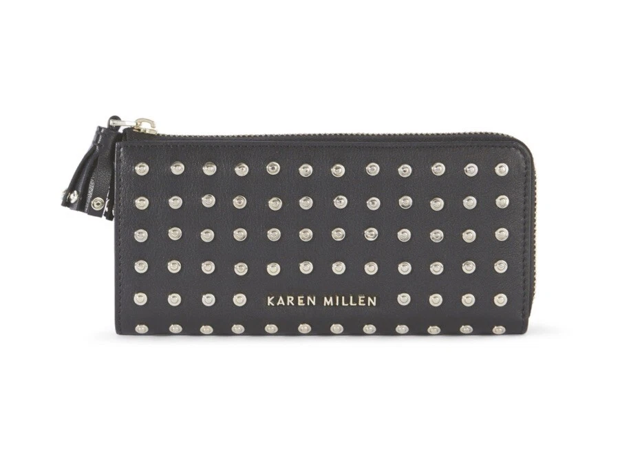 karen millen studded leather purse