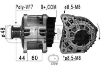 Messmer Lichtmaschine Generator 120A 14V FüR Dacia Lodgy 1.2 Tce 1.9 Dci