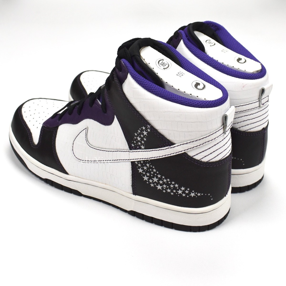 Nike Dunk High Premium “Croc Star” Black White Quasar Purple Mens Size 9.5 2006 Dead Stock Nike Dunk High Premium  main image 2