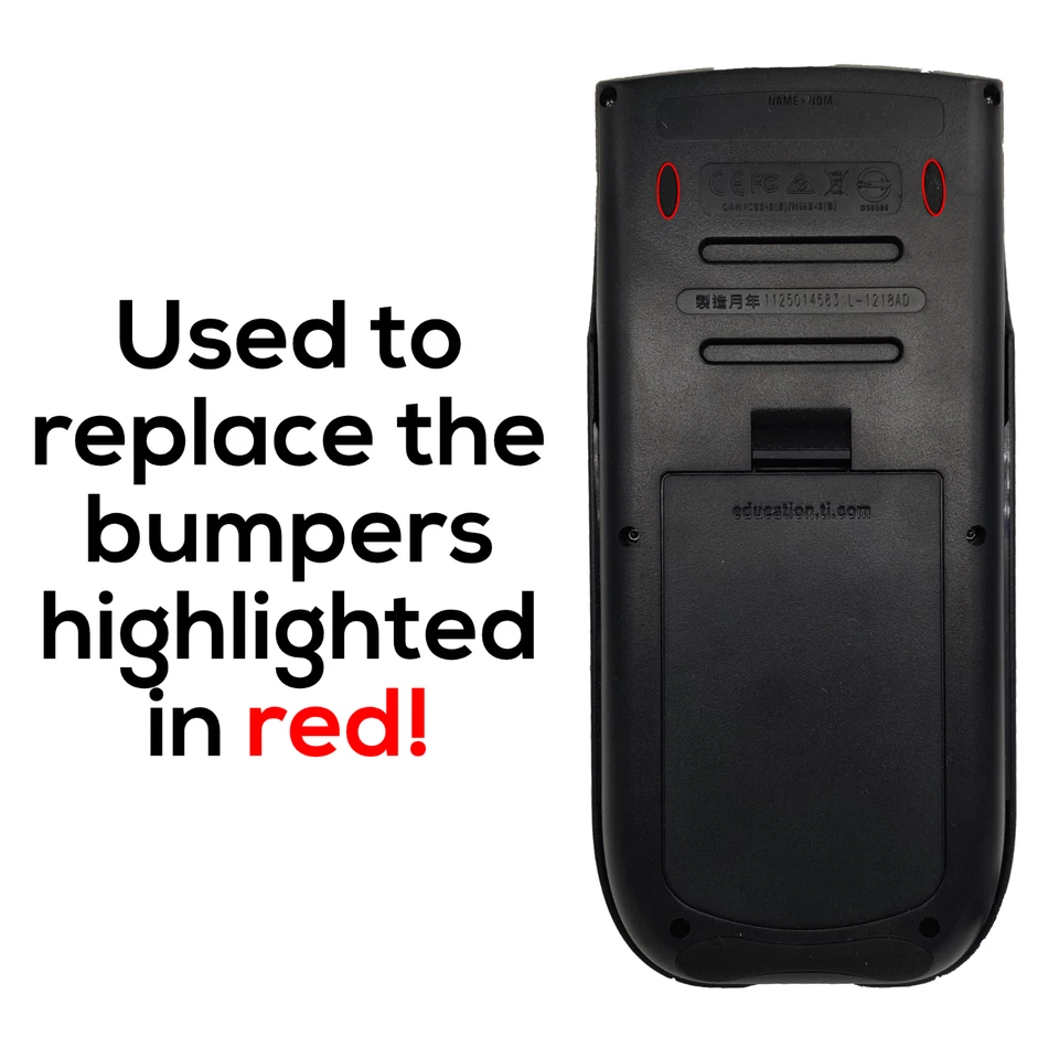 Set of 10 Replacement Rubber Grips Feet Bumpers for Ti-84 Plus Calculator - Image 4 of 4