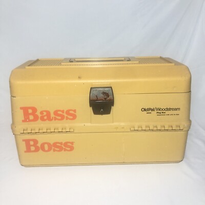 Vintage Old Pal Woodstream 6500 Bass Boss Fishing Tackle Box