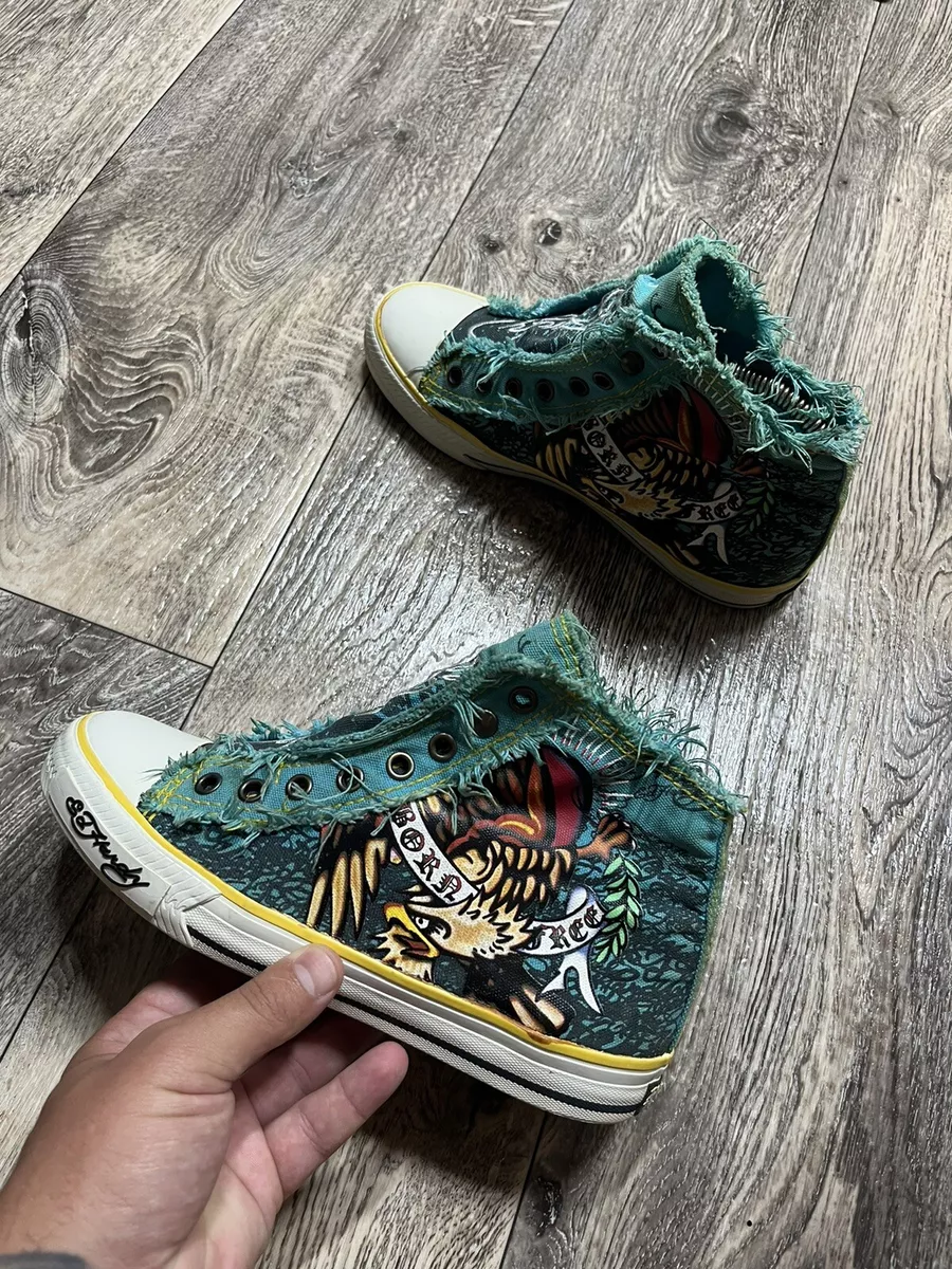 Ed hardy wavey converse