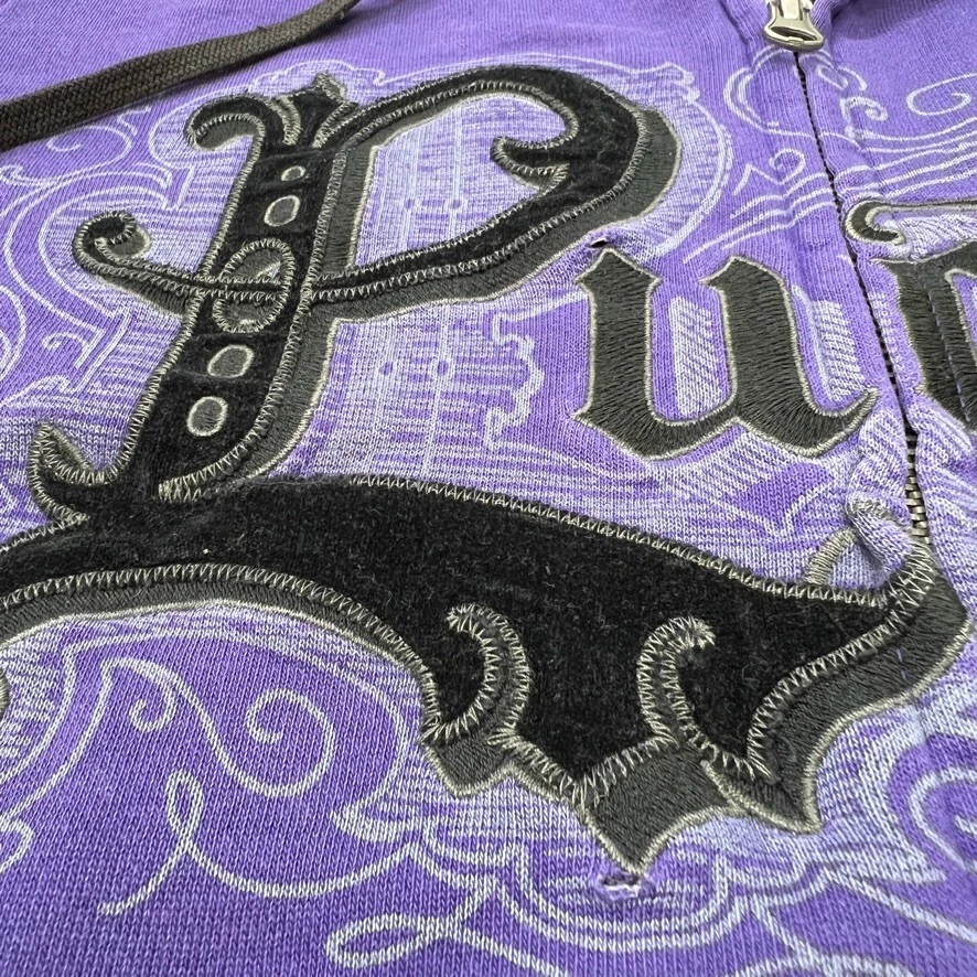 VETEMENTS Felpa con cappuccio Lucky donna extra large Spell Out full zip hype hip palestra core