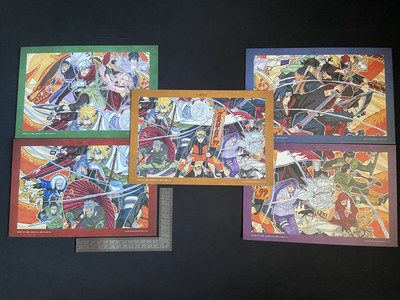 Naruto NARUTOP99 Ichiban Kuji Shikishi Full Set of 5 Official Goods Japan