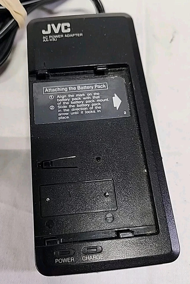 Cargador de batería original OEM JVC AA-V3U para videocámara JVC - ¡Probado! Foto 2 de 4