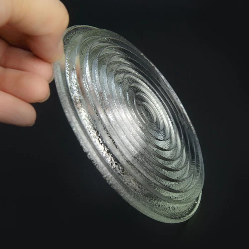 Foco de vidrio redondo lente Fresnel IP23 grado de protección cubierta de lámpara de tungsteno - Imagen 8 de 8