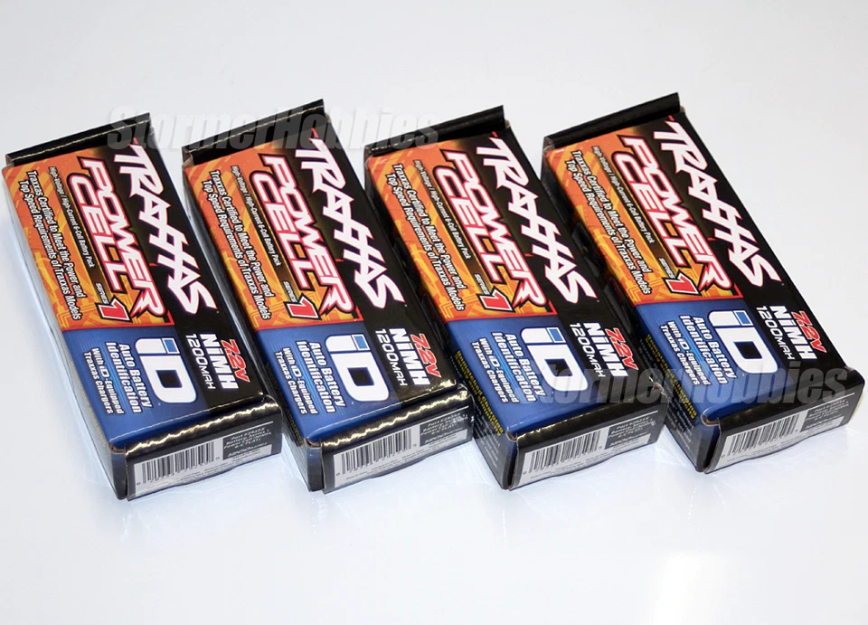 4-packs Traxxas Power Cell ID 1200MAH 7.2V Batterys 1/16 E-Revo LaTrax TRA2925X - Image 2 of 2
