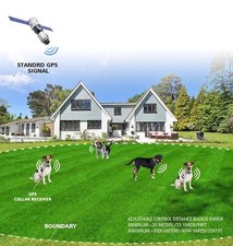 GPS Shock Collar for Dogs, GPS Wireless Dog Fence System for Boundary Training