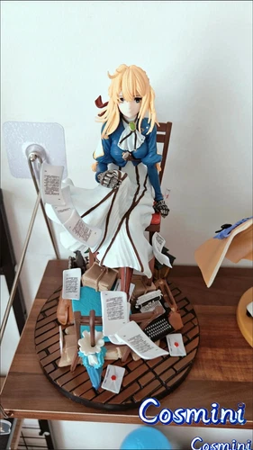 In Stock Violet Evergarden 25cm Figure Toy PVC Collection Model Anime Gift - Picture 9 of 20