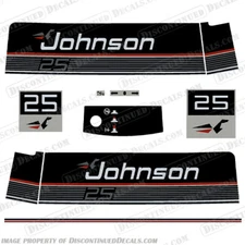 Fits Johnson 1989-1990 25hp VRO Decals