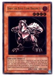 Horus the Black Flame Dragon LV4 SOD-EN006 Ultimate Rare 1st Edition