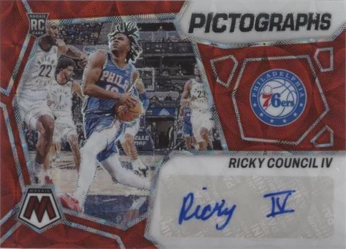 2023-24 Panini Mosaic - Ricky Council IV #PM-RCF