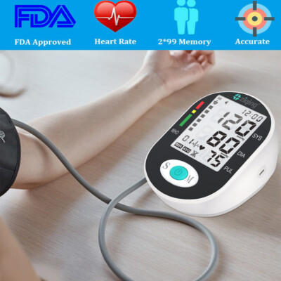 Automatic Digital Arm Blood Pressure Monitor Heart Rate Machine Meter BP Cuff US