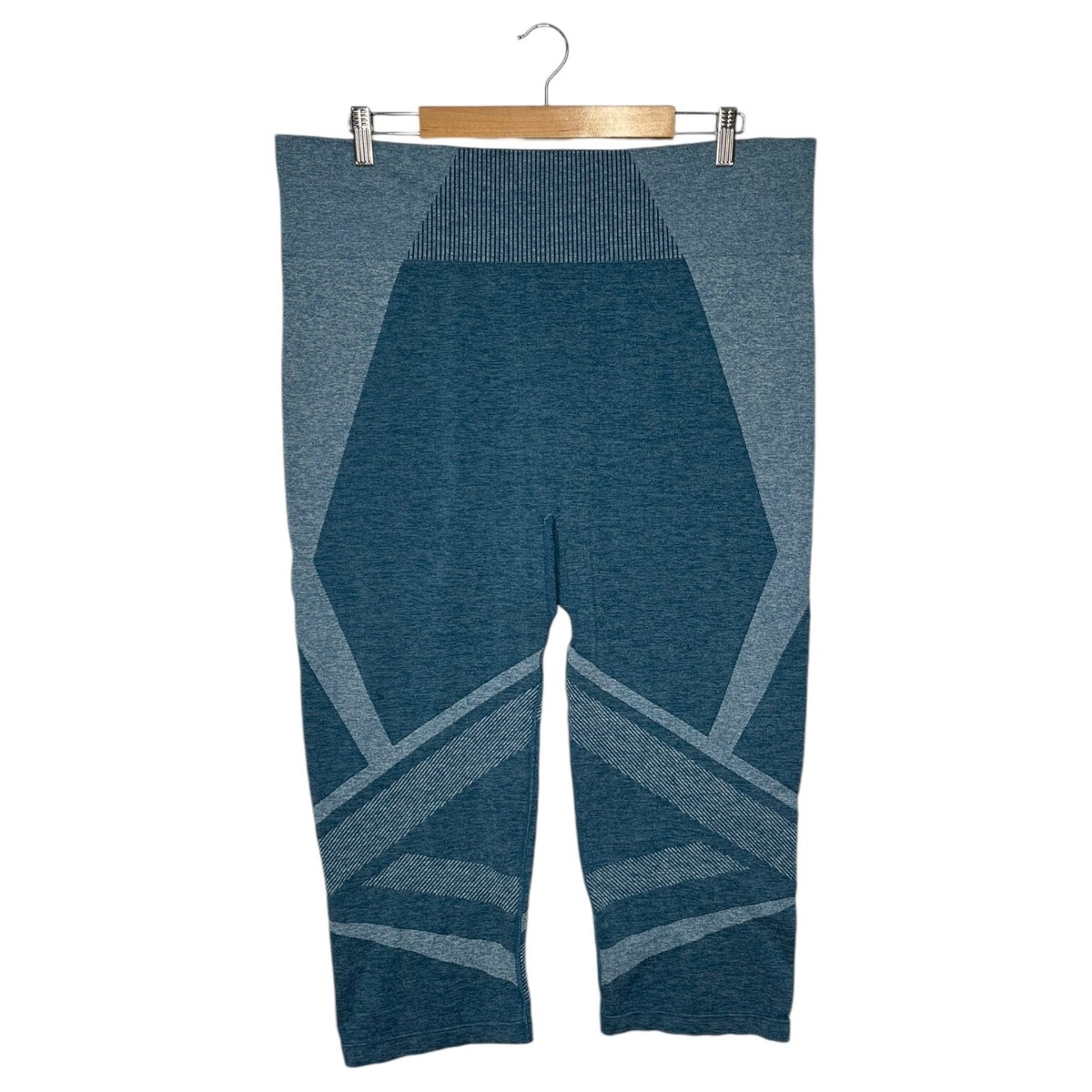 Livi Pants Womens 30 32 Lane Bryant Capri Pull On Leggings Seamless Teal  Green