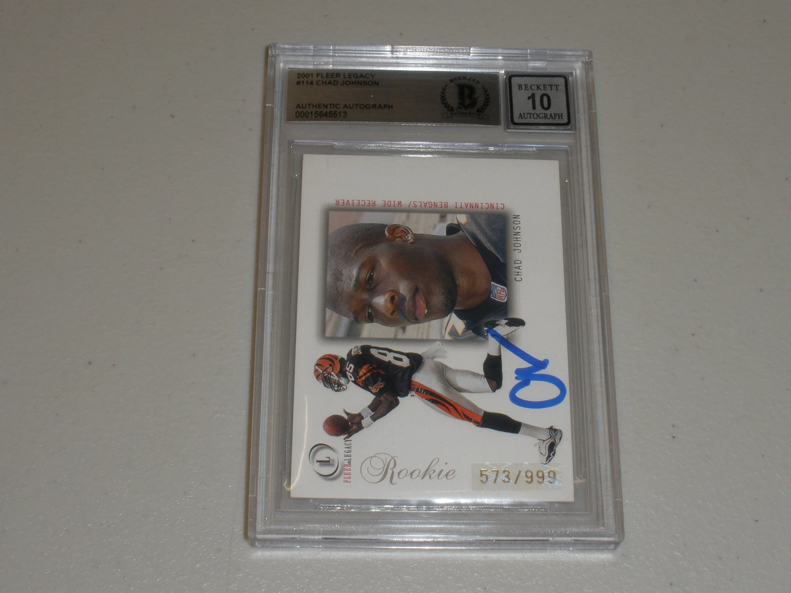 Chad Johnson Fleer Legacy #114 Base